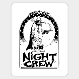 Night Crew - Movie Crew Shirt Magnet